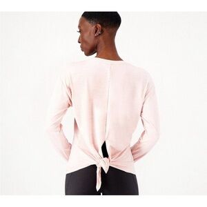Addison Bay Pink Tie-Back Top